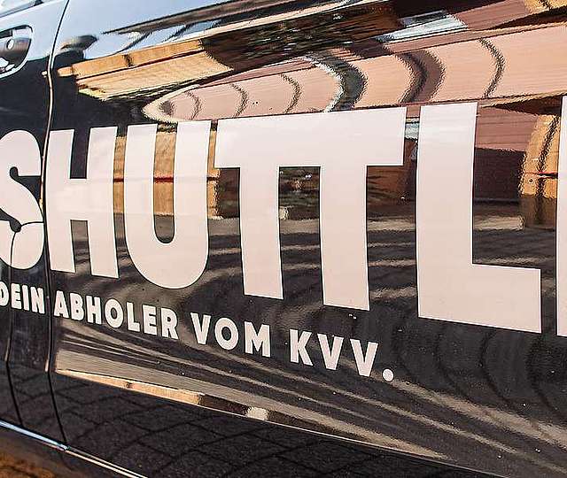 Detailansicht des KVV.Myshuttle