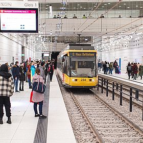 Verbesserte Fahrgastinformation im Karlsruher Stadtbahntunnel