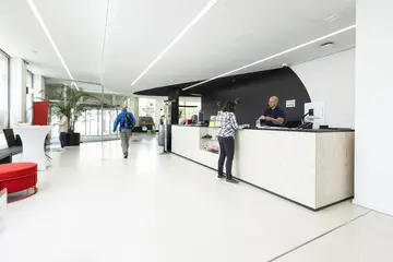 Das Kundenzentrum in der Durlacher Allee 