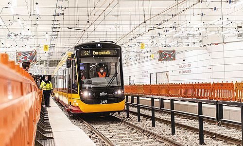 Positives Fazit: Großer "Stresstest" in Karlsruher Stadtbahntunnel 