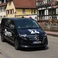 Das KVV.MyShuttle fährt durch Hardt Ost.