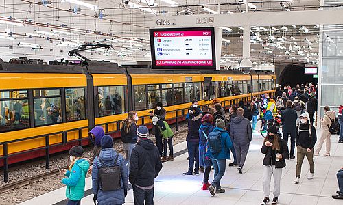 Mentrup zieht positive Zwischenbilanz des Stadtbahntunnel-Betriebs 