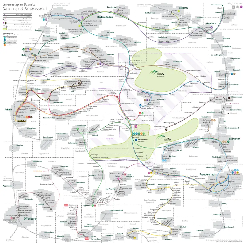 Liniennetzplan Busnetz