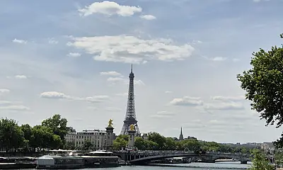 Der Eiffelturm in Paris