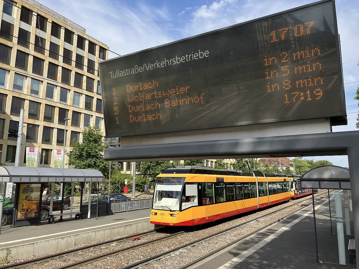 Betriebliche Änderungen bei Verkehrsbetrieben Karlsruhe ab 30. Juli