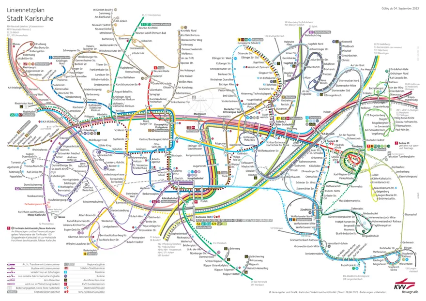 Grafik Liniennetzplan Bus und Schiene