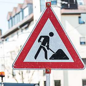 Bauarbeiten in der Kaiserallee – Phase 6
