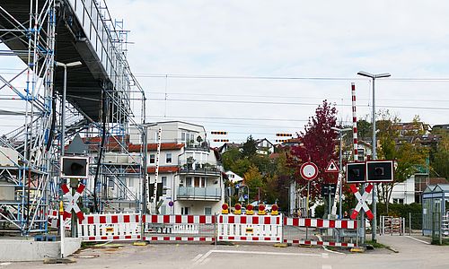 Neue Unterführungen für PKW, Radfahrer und Fußgänger am Bahnübergang Pfinztal-Söllingen