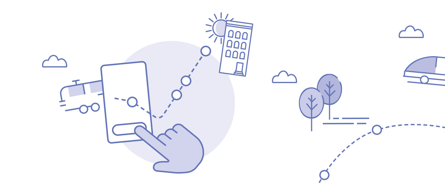 Illustrationen für Swipe2Go