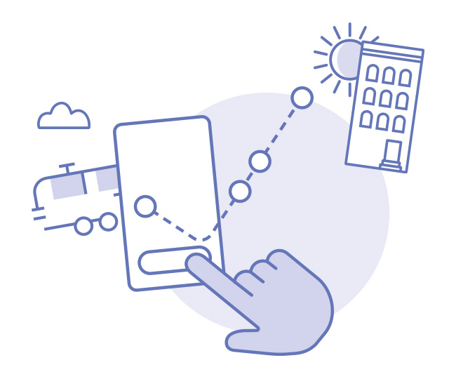 Illustrationen für Swipe2Go